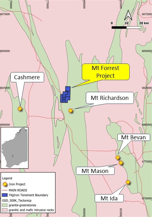 Mt Forrest Project Location Diagram